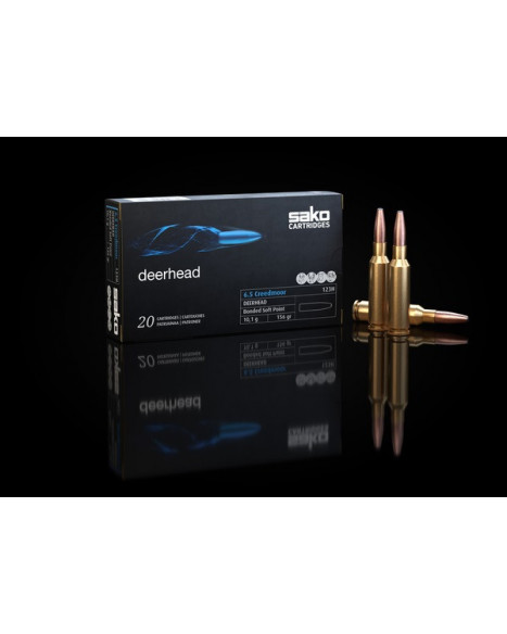 Sako Ammunition 65x55 156gr101g Deerhead 122h