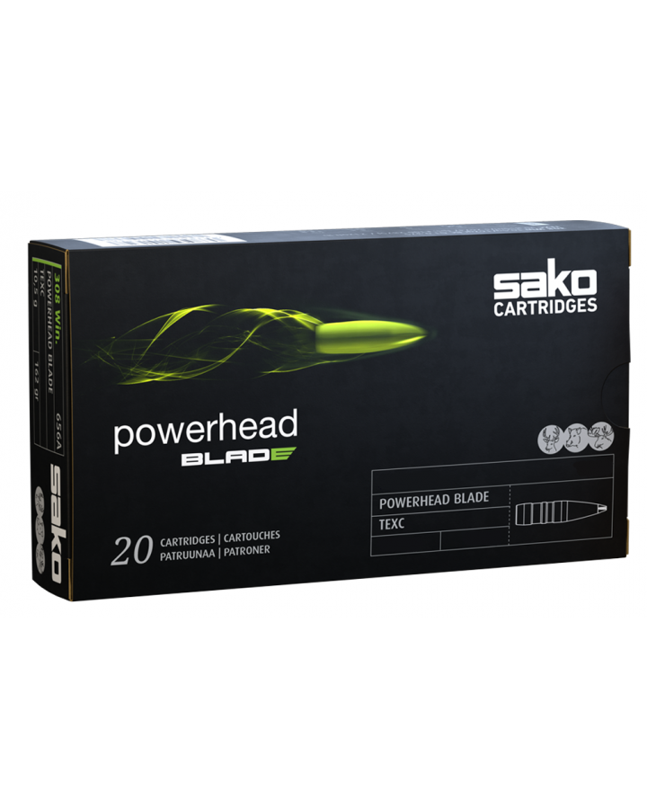 Sako Ammunition 6,5Creedmoor 120gr/7,8g Powerhead Blade (657H)