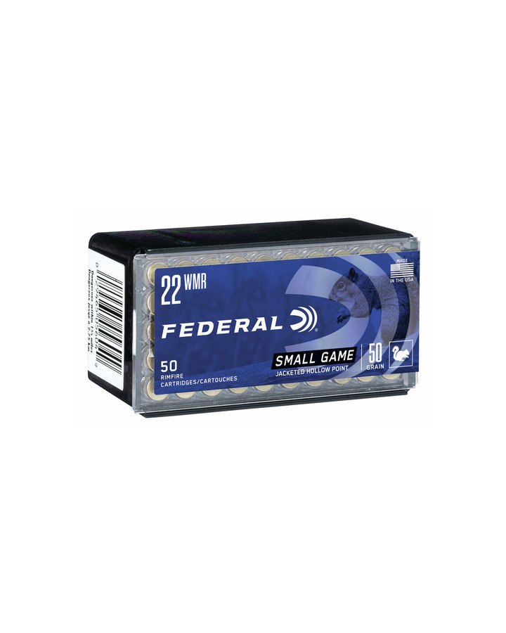 Federal Ammunition Small Game .22WMR 50gr/3,2g JHP