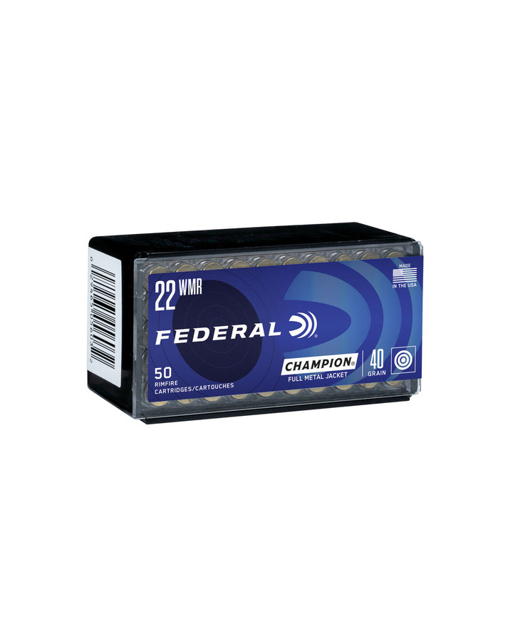 Federal Ammunition .22WMR FMJ 2,6g/40gr