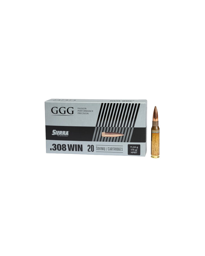 GGG Ammunition, 175gr HPBT Sierra MatchKing