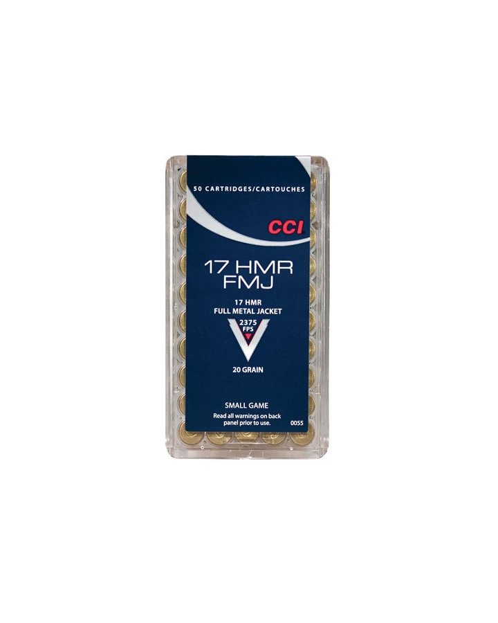 CCI Ammunition .17HMR 20gr/1,3g FMJ