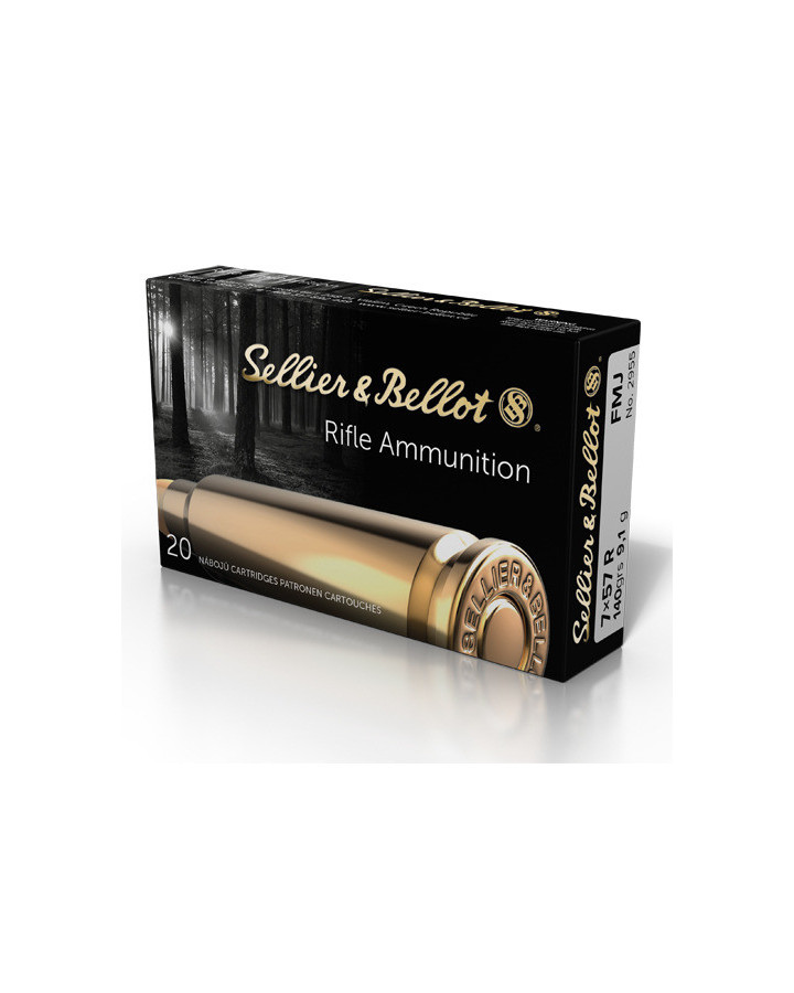 Sellier&Bellot Ammunition 7x57R 140gr/9g FMJ