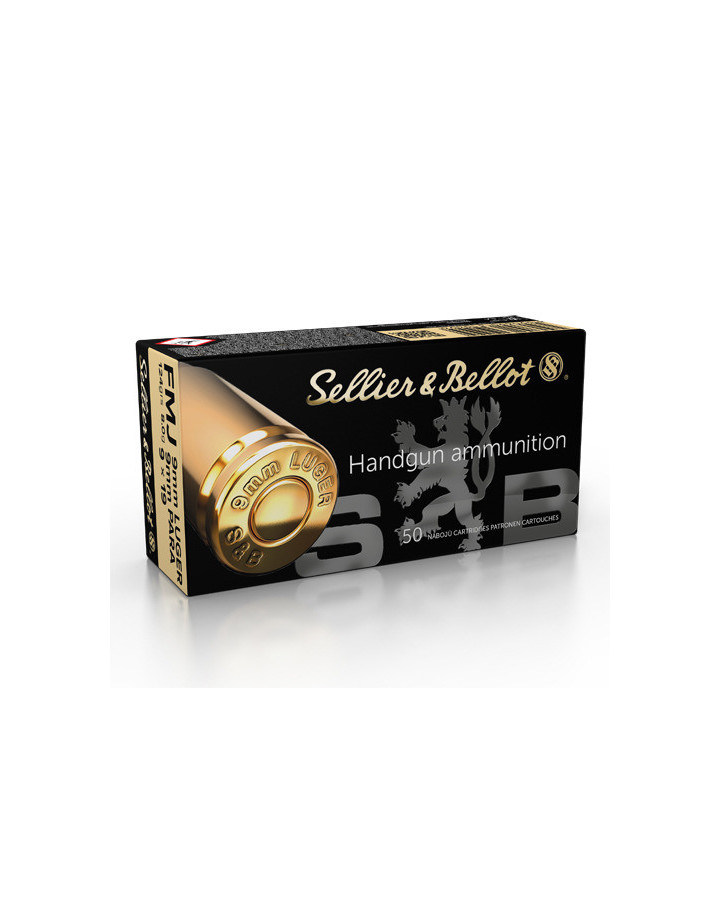 Sellier&Bellot Ammunition 9mmLuger/9mm PARA/9x19 124gr/8,1g FMJ