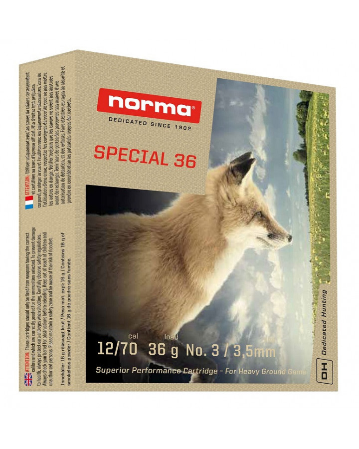 Norma Ammunition Lead Special 36