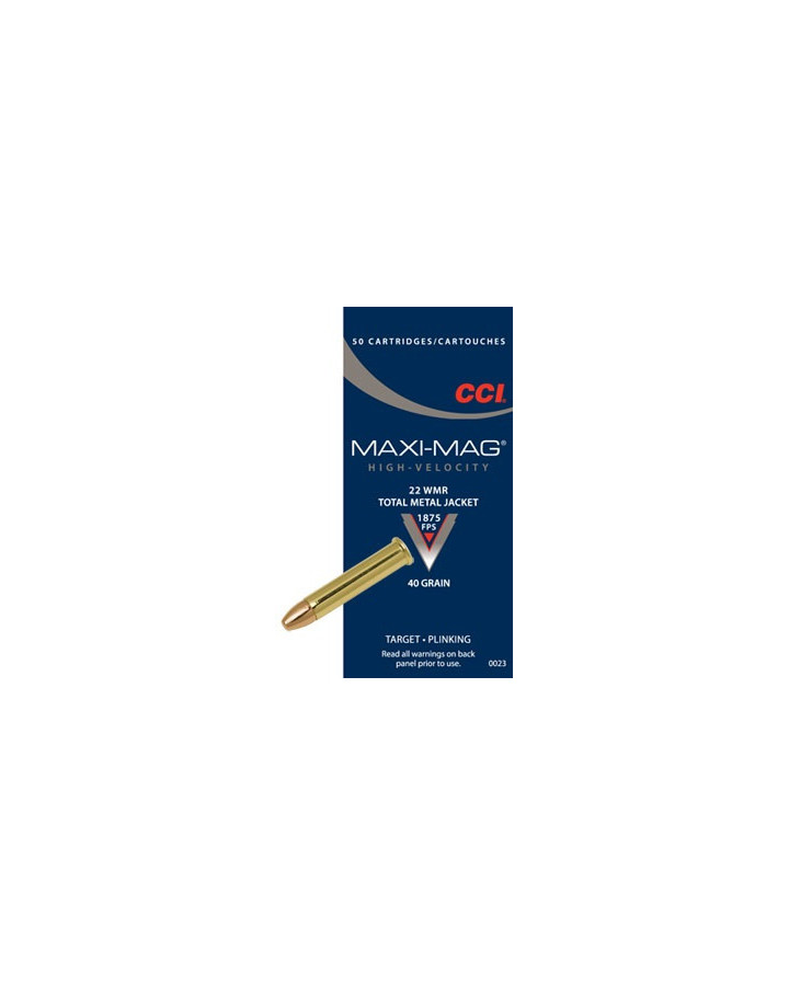 CCI Ammunition MAXI-MAG .22WMR 40gr/2,6g FMJ